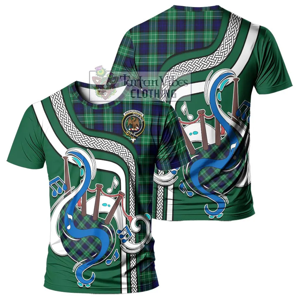 Abercrombie Tartan T-Shirt with Epic Bagpipe Style