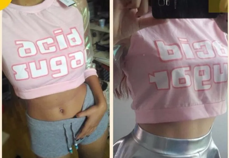 Acid Sugar Crop Top