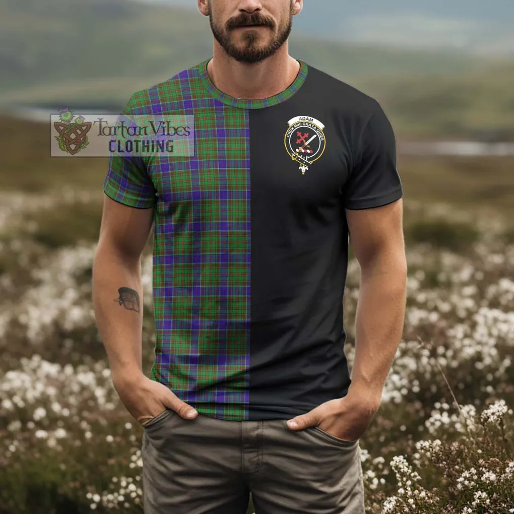 Adam Tartan T-Shirt with Family Crest and Half Of Me Style