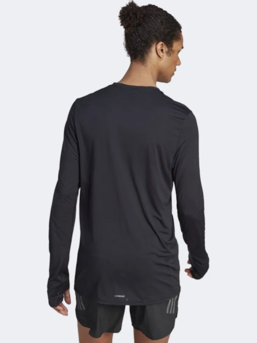 Adidas Run It Men Running Sweatshirt Black