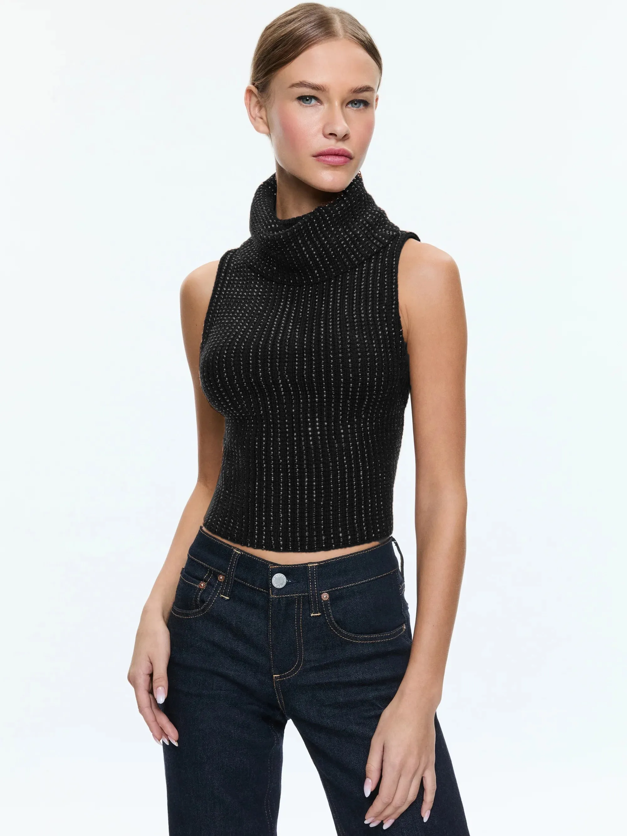 Alma Stone Top - Black