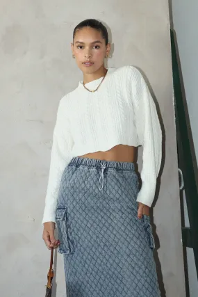 Alondra Cropped Sweater Top