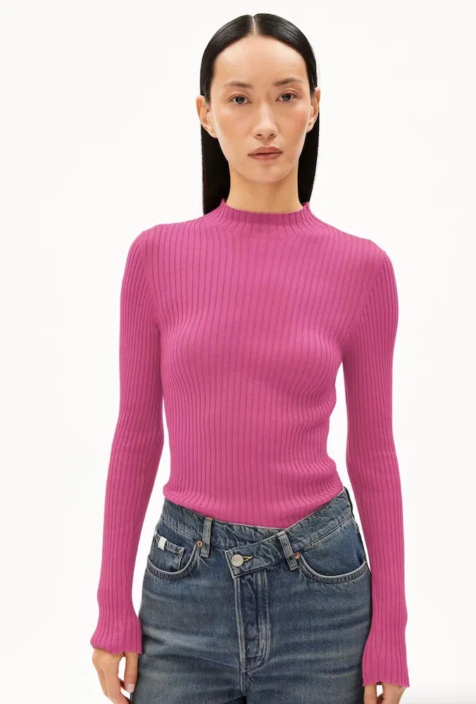 ARMEDANGELS Alaania turtleneck crushed berry women