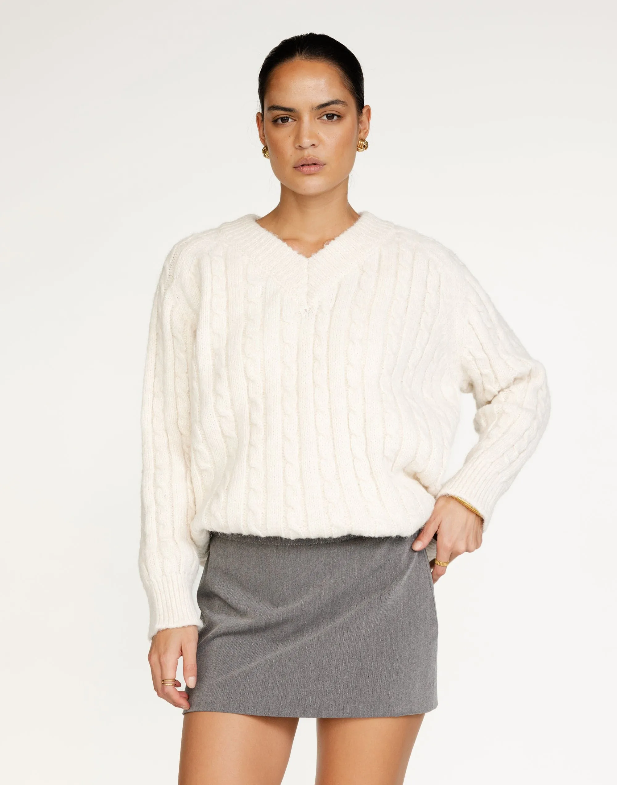 Baely Knit Jumper (Oat)