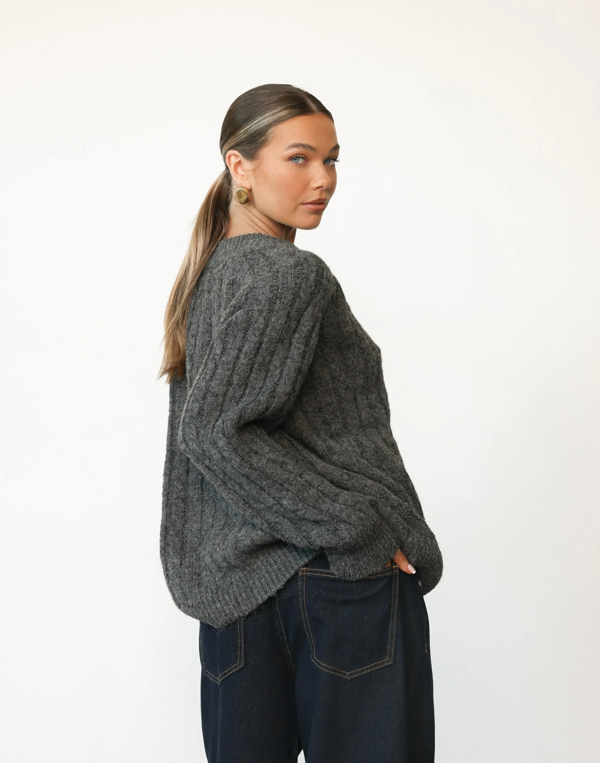 Baely Knit Jumper (Slate)