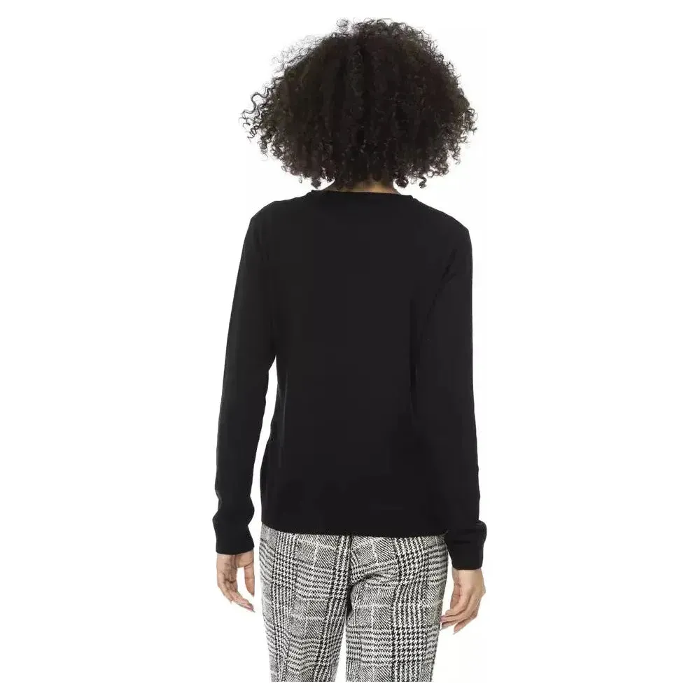 Baldinini Trend Black Wool Women Sweater