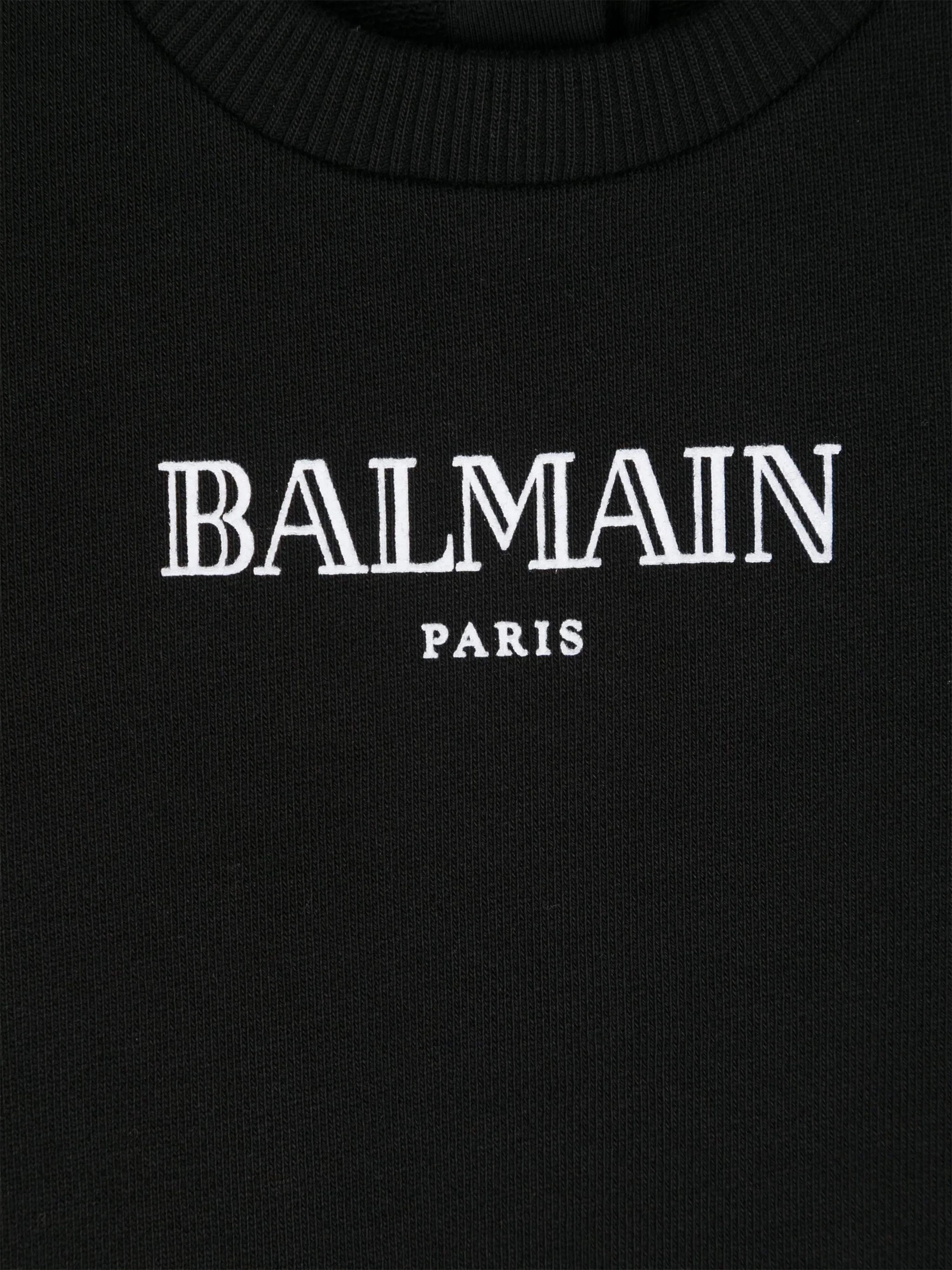 Balmain Baby Paris Logo Sweatshirt in Black