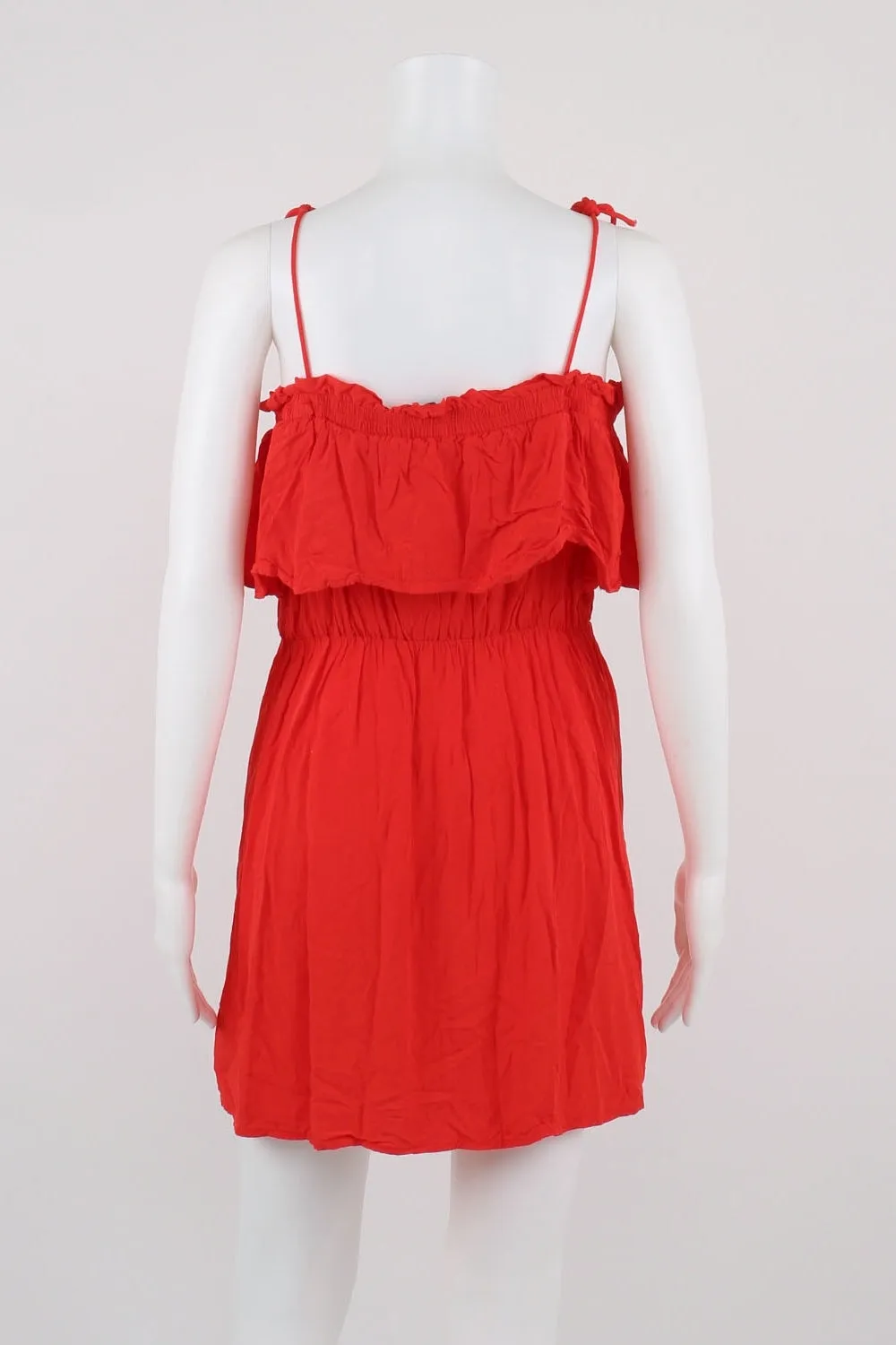 Bardot Red Off the Shoulder Dress 10