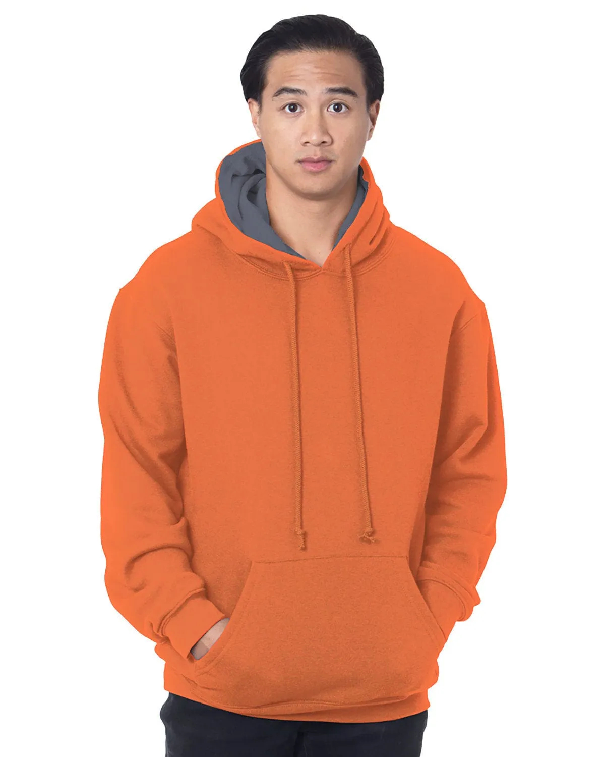 Bayside BA930: Adult Super Heavy Thermal-Lined Hooded Sweatshirt