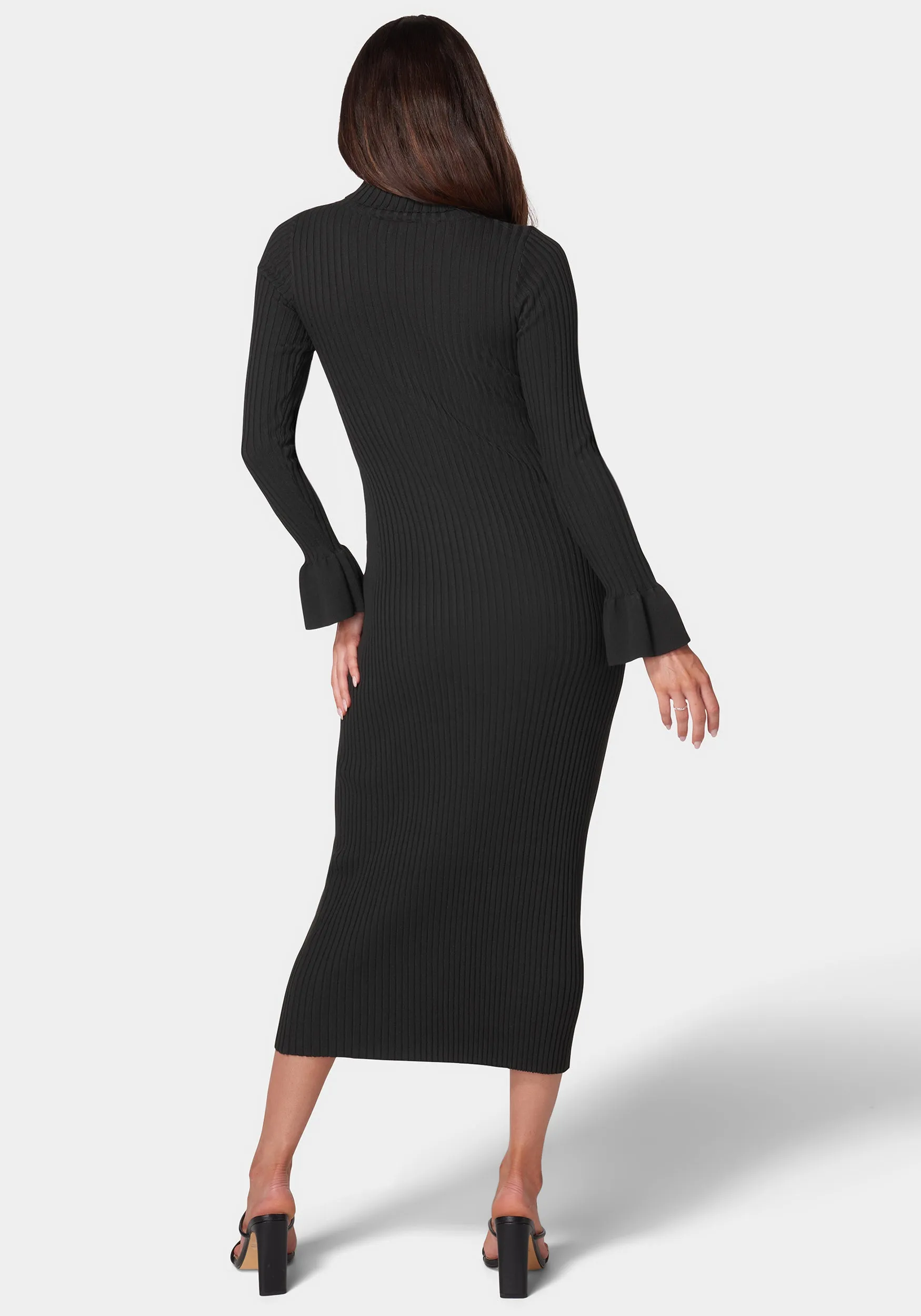 Bell Sleeve Sweater Dress