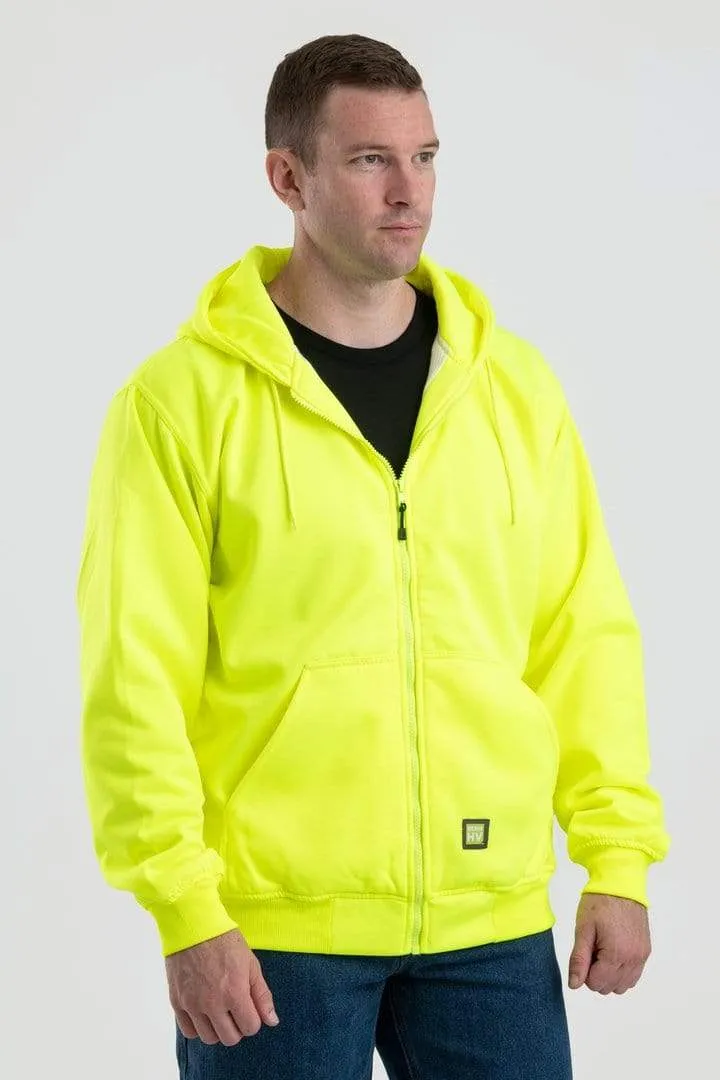 Berne - Men's Hi-Vis Thermal-Lined Hooded Sweatshirt