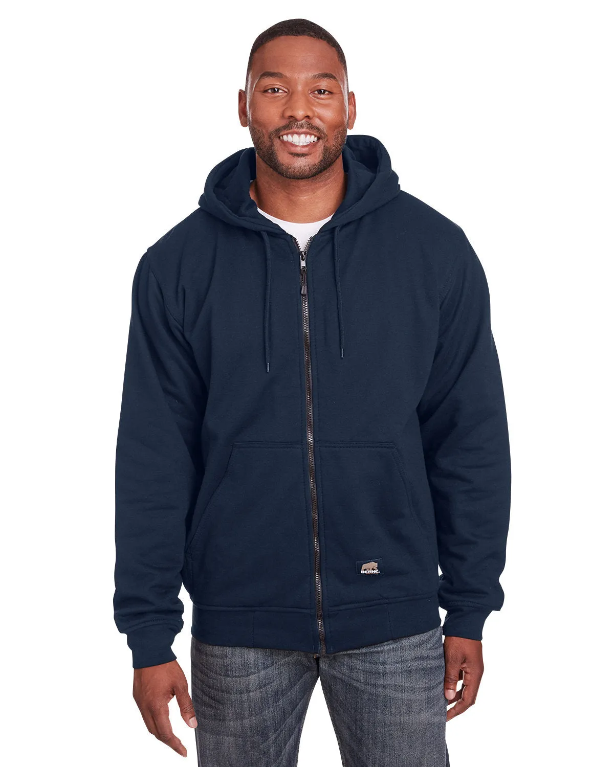 Berne Men's Tall Heritage Thermal-Lined Full-Zip Hooded Sweatshirt