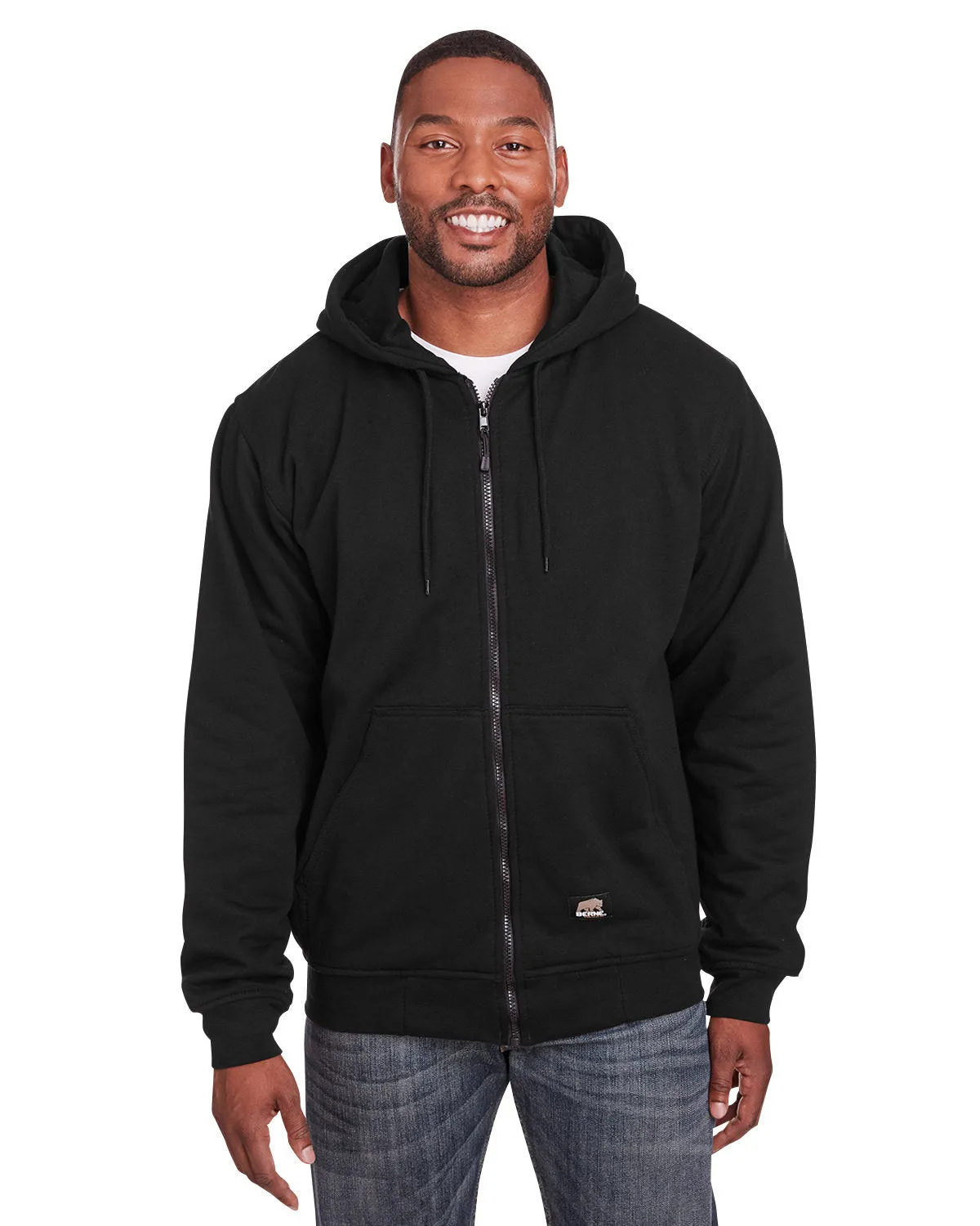 Berne Men's Tall Heritage Thermal-Lined Full-Zip Hooded Sweatshirt