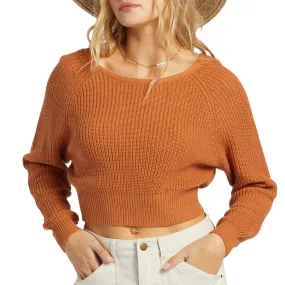 Billabong Women's Sun Soaked Crop Sweater