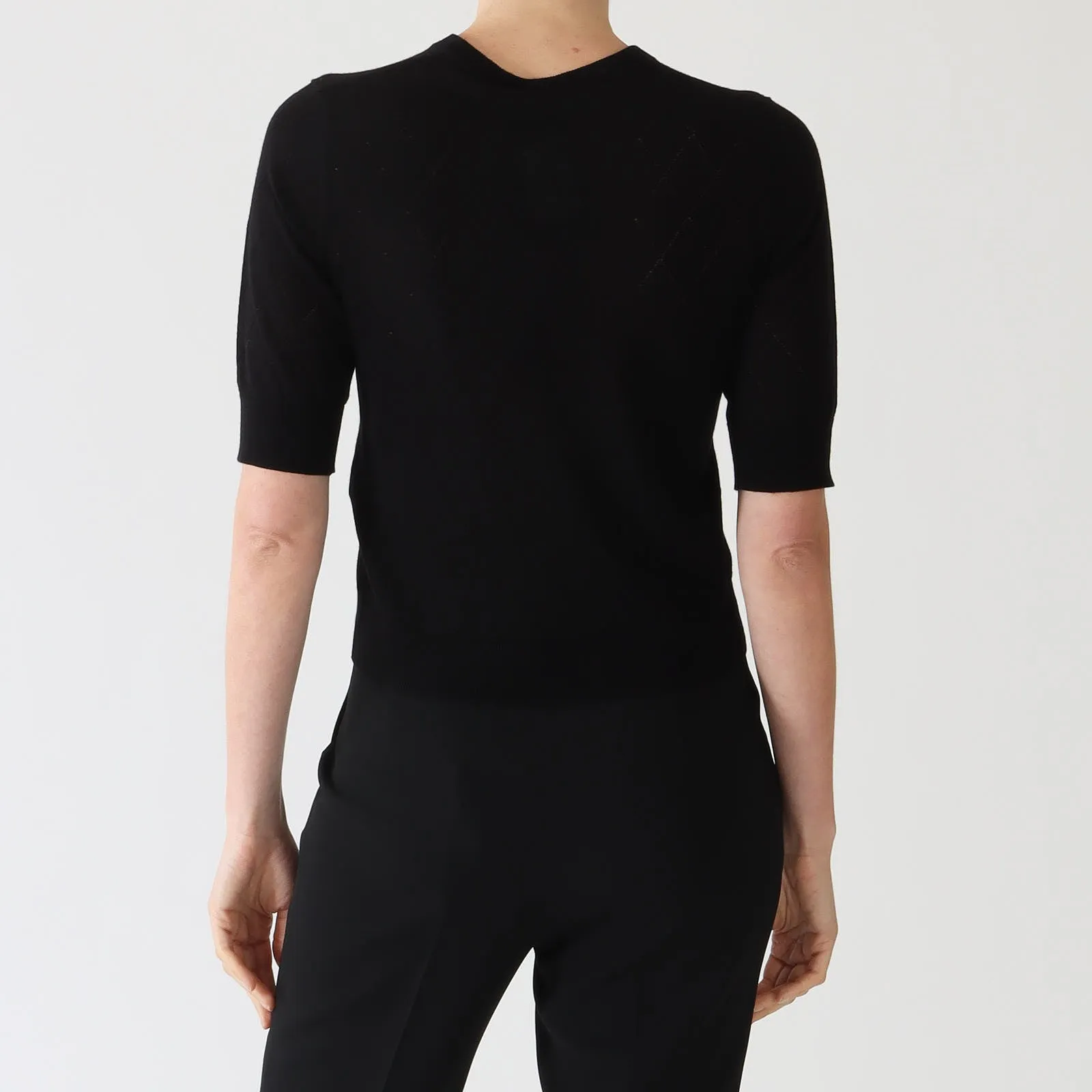 Black Patrik Silk Blend Sweater