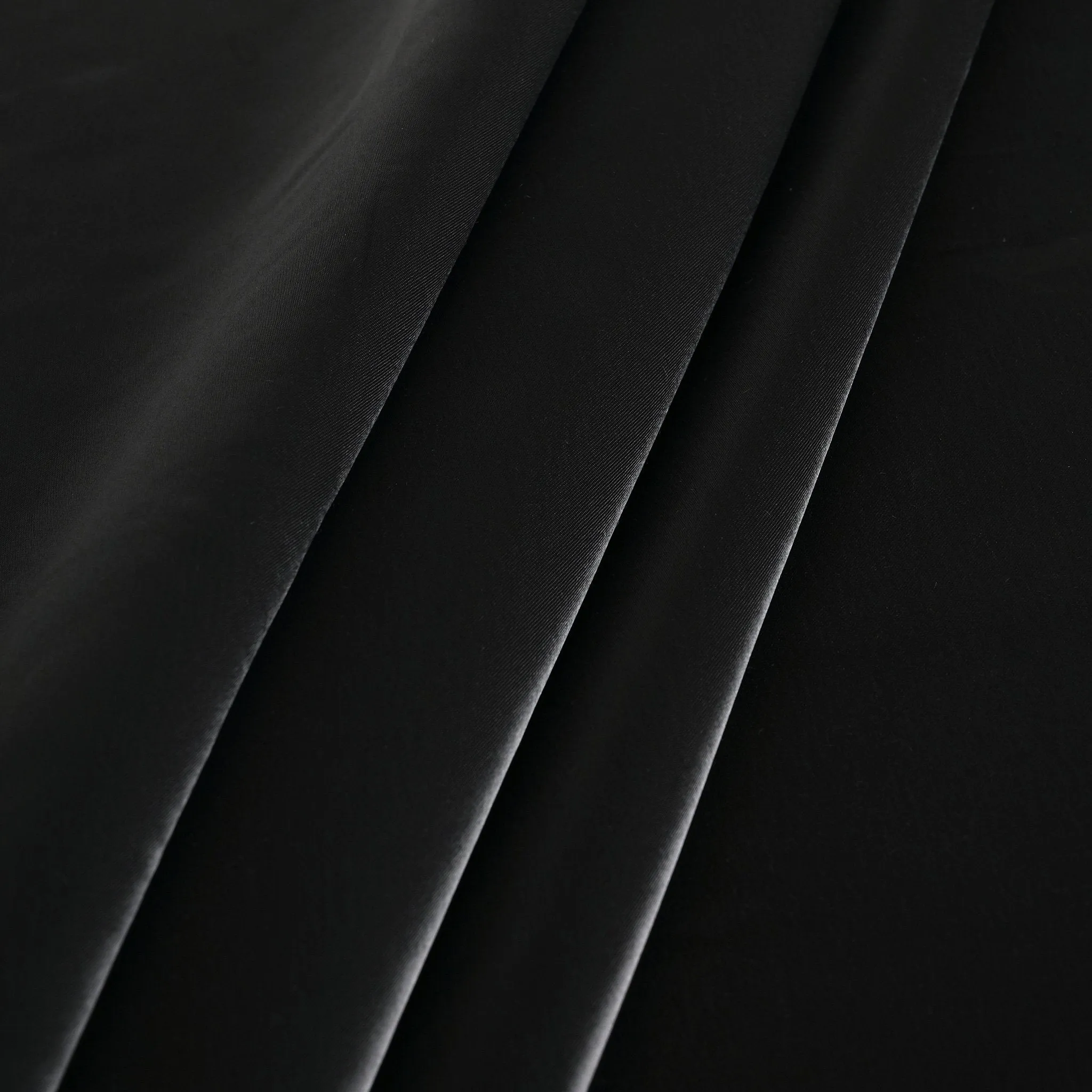 Black Satin Fabric - 96910