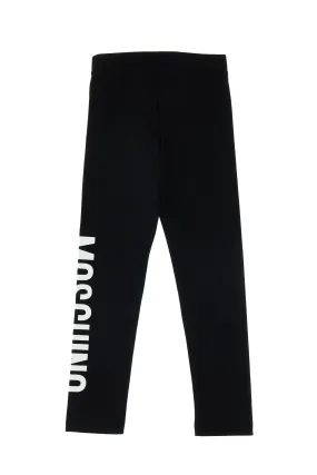 Black Text Logo Legging