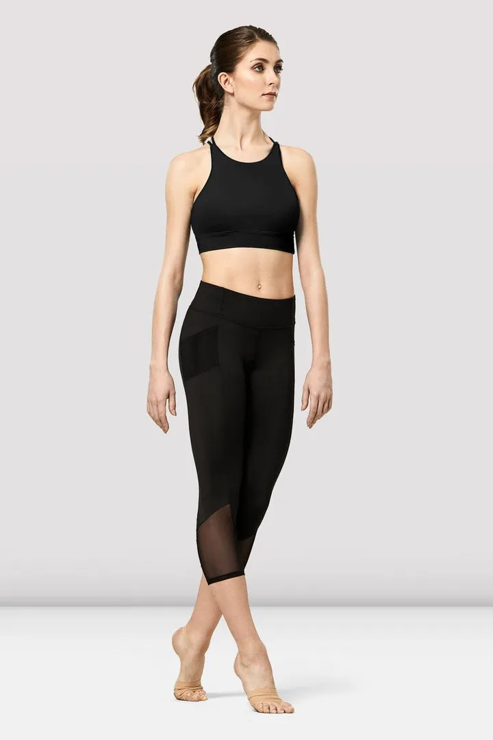 Bloch FP5248 Renata Mesh Panelled Capri Leggings