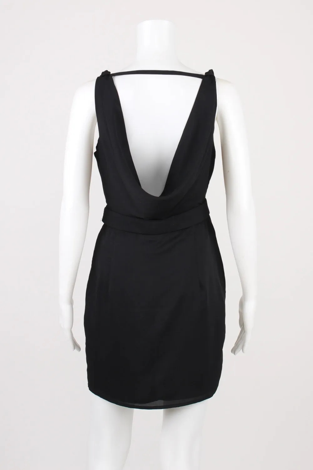 Bluejuice Black Sleeveless Cowl Neck Dress 8