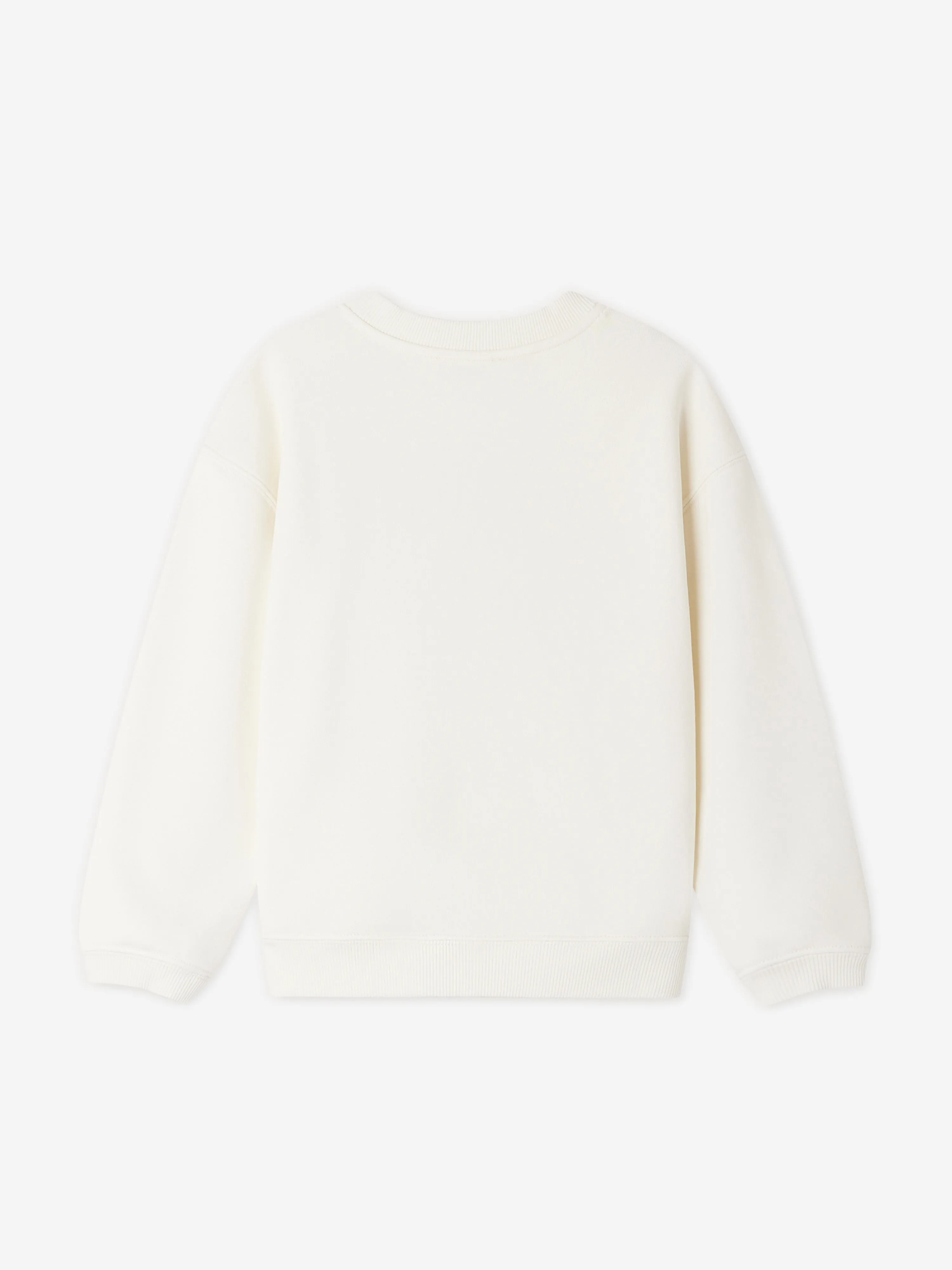 Bonpoint Girls Fleurette Sweatshirt in Ivory