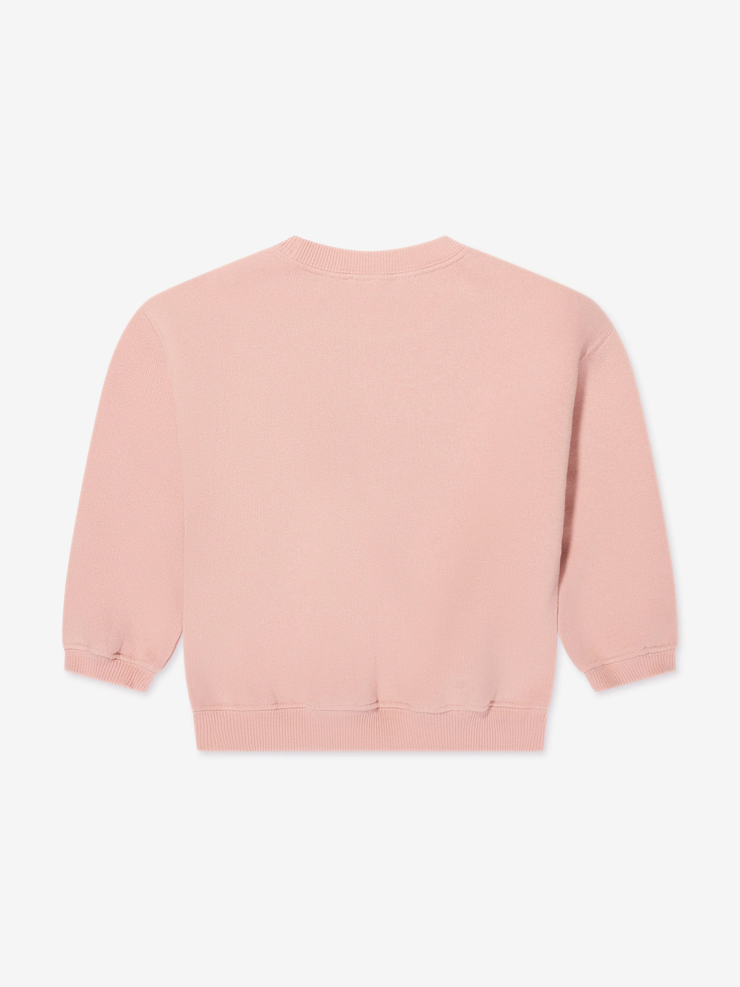 Bonpoint Girls Tayla Logo Sweatshirt in Pink