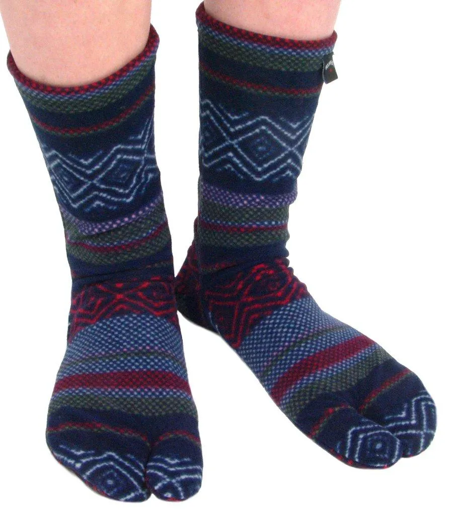 Canadian Polar Fleece Tabi Socks