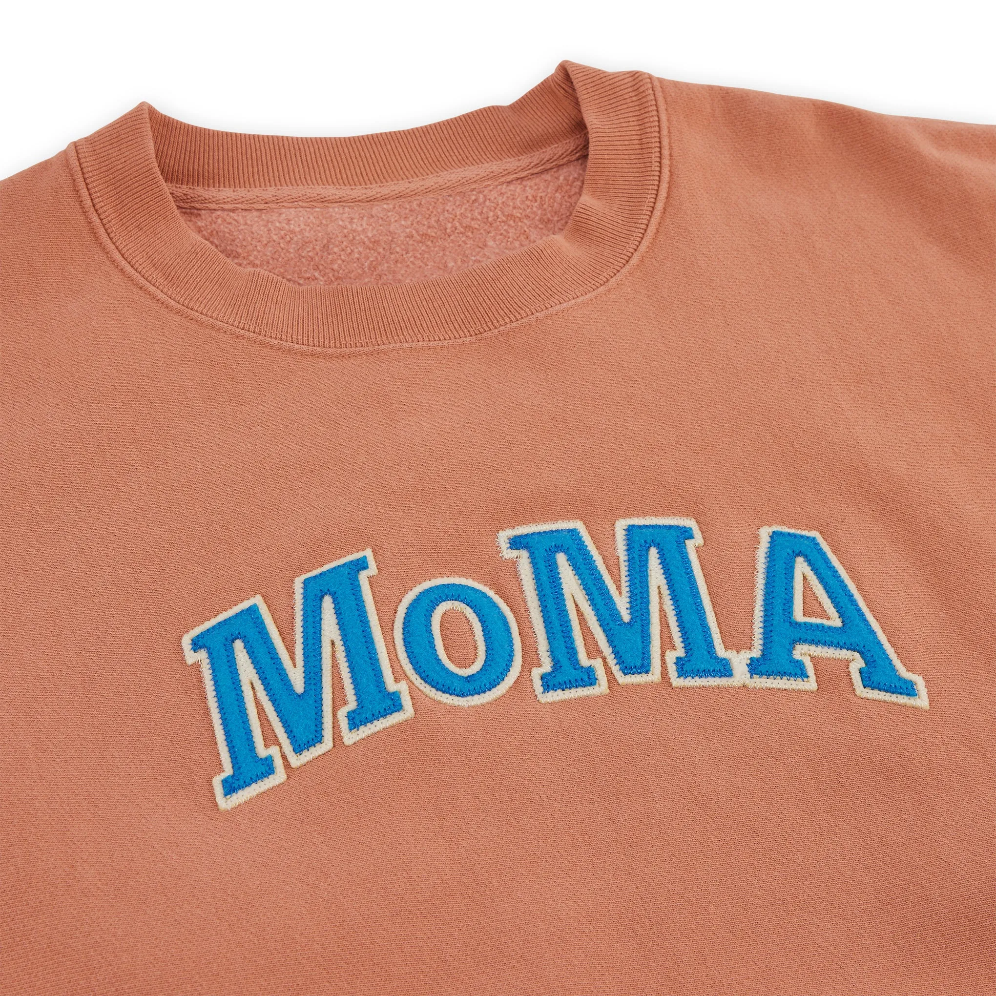 Champion Garment-Dyed Crewneck Sweatshirt - MoMA Edition - Canyon Red