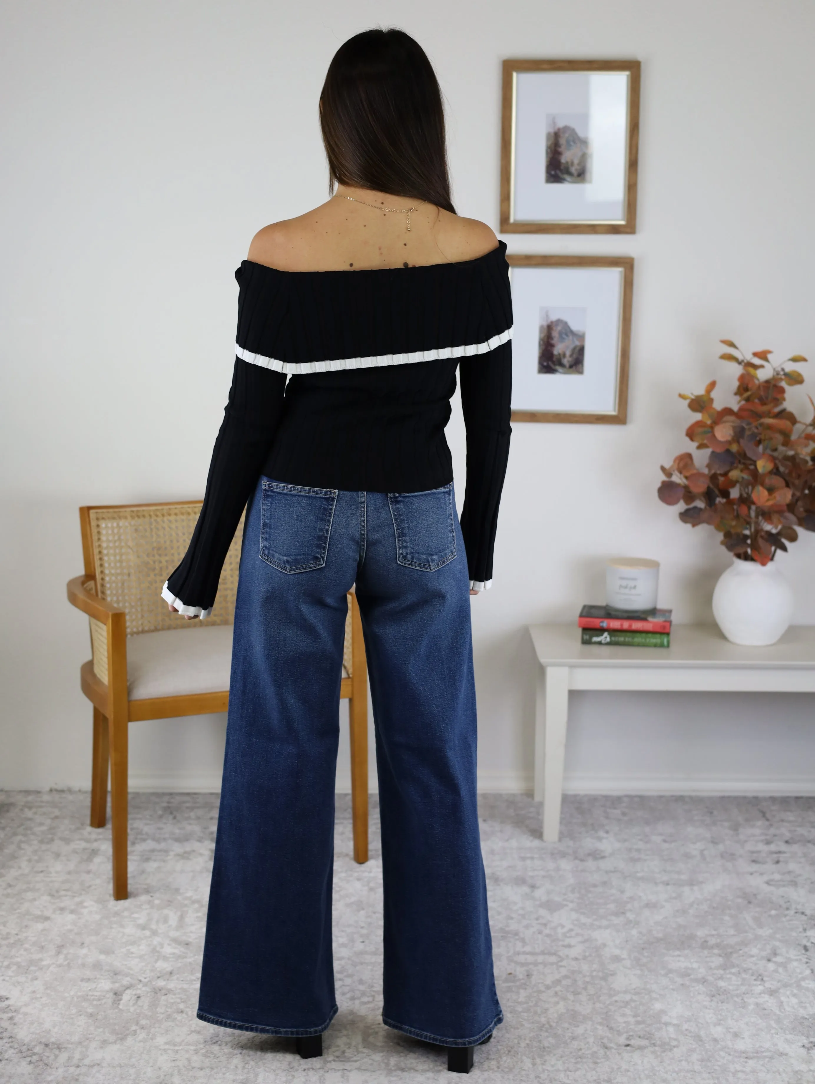 Channie Off Shoulder Sweater