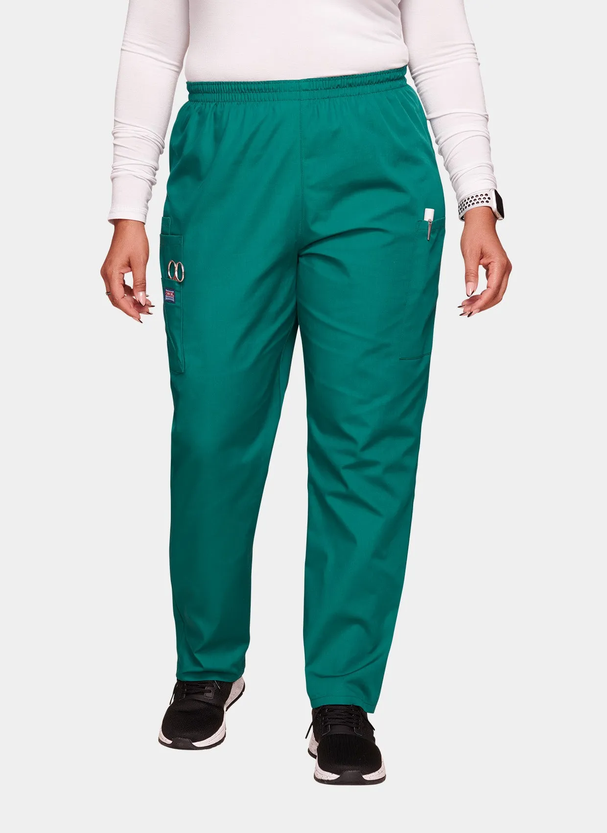 Cherokee Unisex Elasticated Scrub Trousers - Hunter