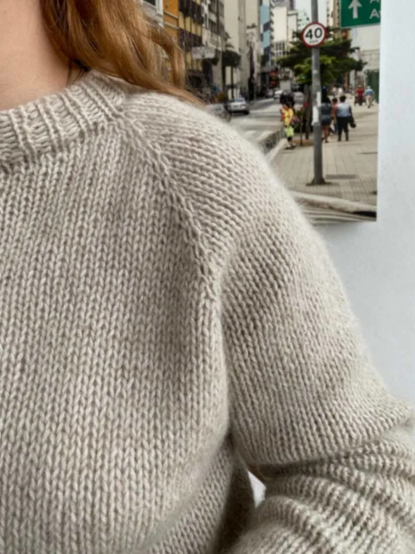 Chunky Easy Peasy sweater by Önling, knitting pattern