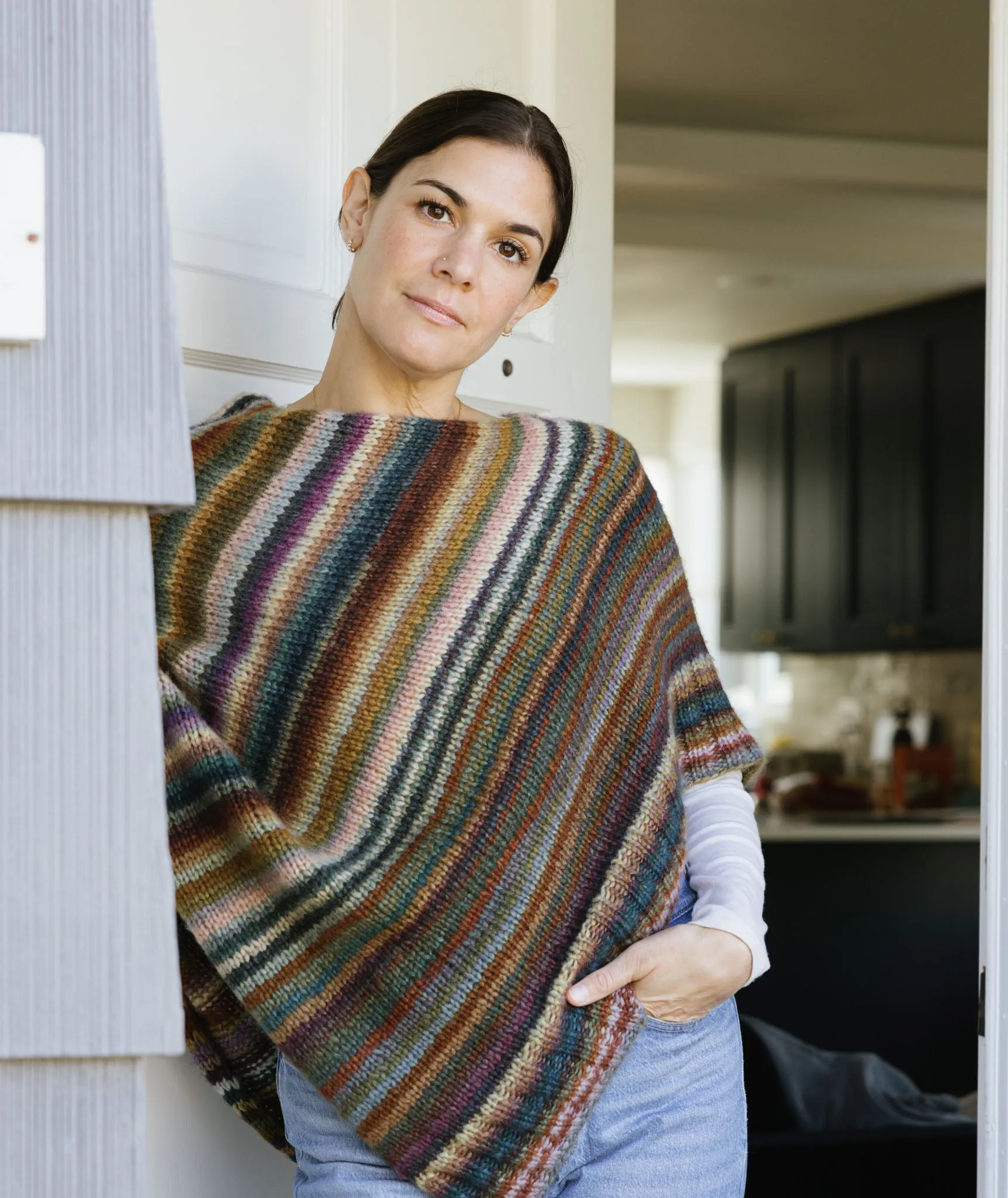 Chunky Seamless Poncho Pattern