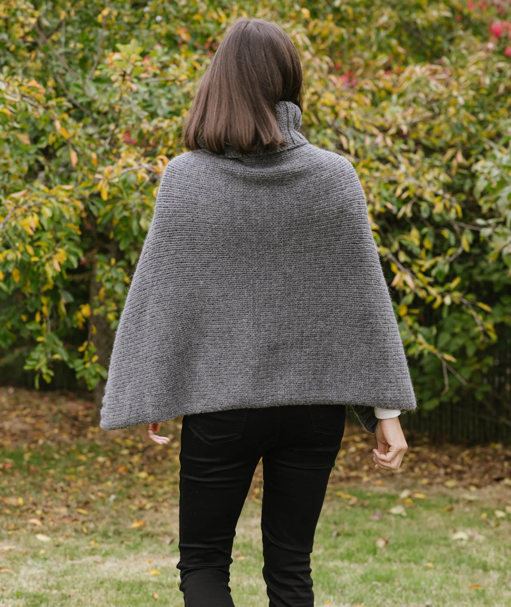 Chunky Seamless Poncho Using Wool and the Gang Alpachino Merino