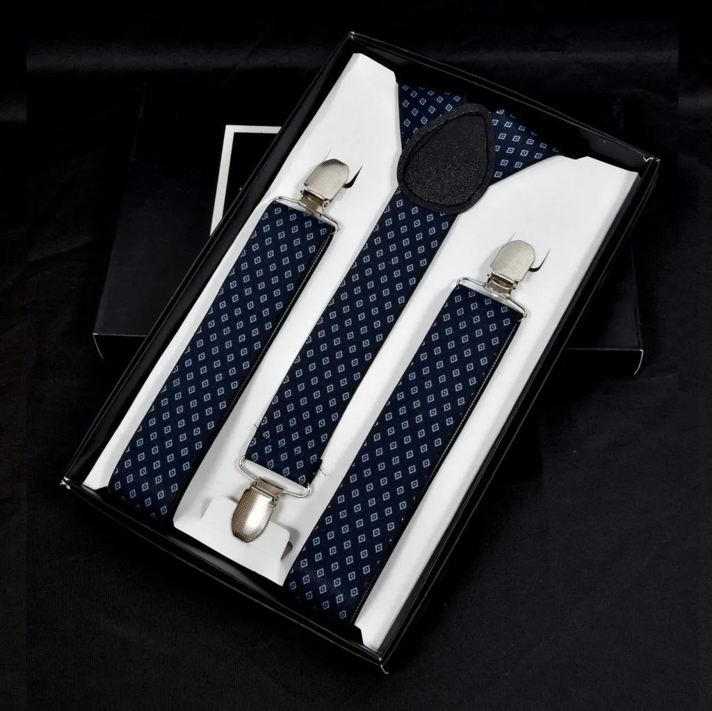 CLASSIC NAVY BLUE SUSPENDERS