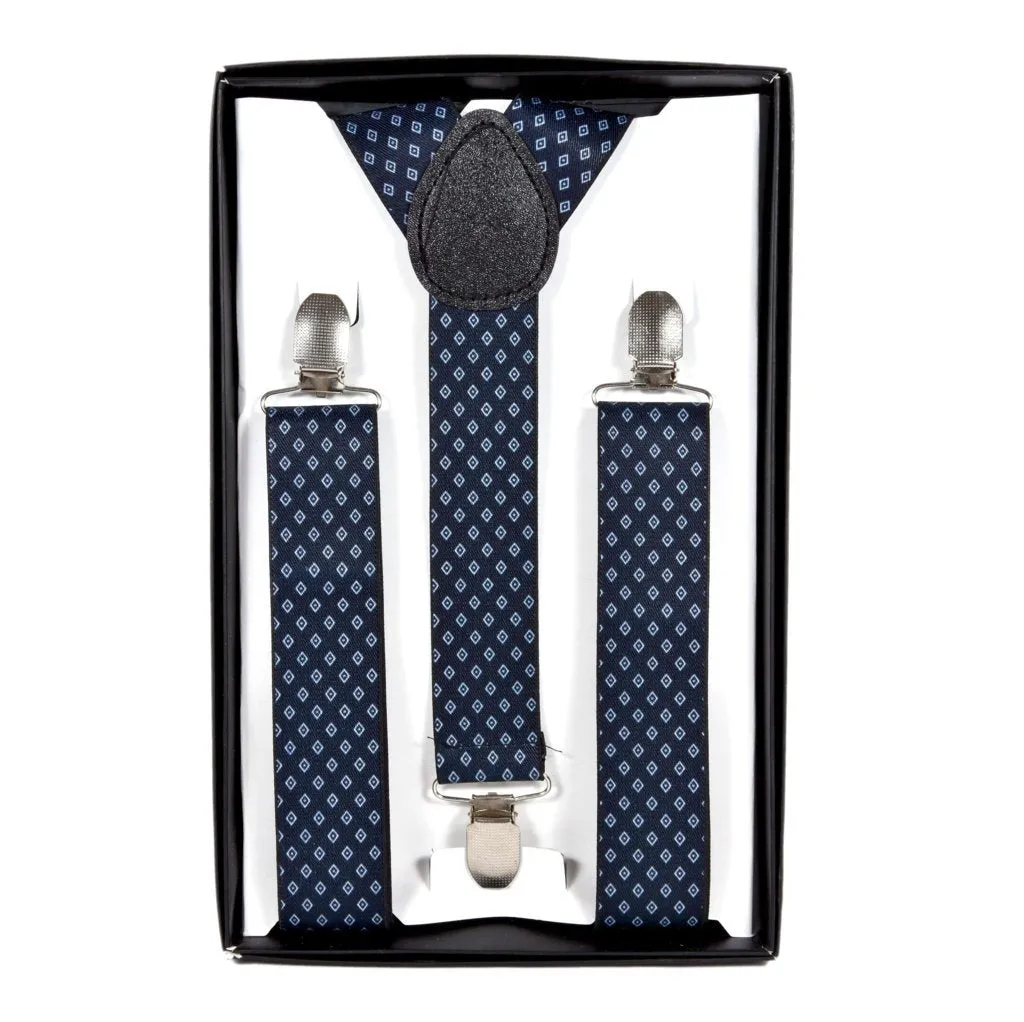 CLASSIC NAVY BLUE SUSPENDERS