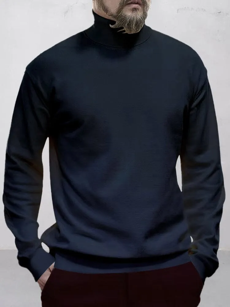 Classic Turtleneck Pullover Undershirt