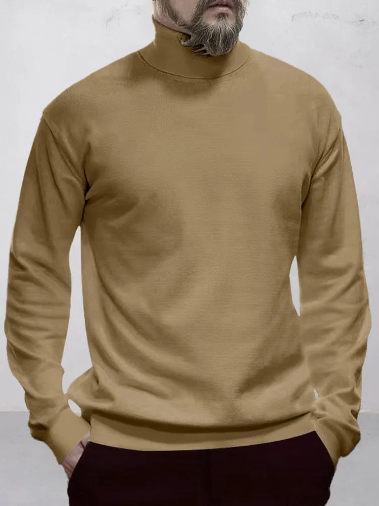 Classic Turtleneck Pullover Undershirt