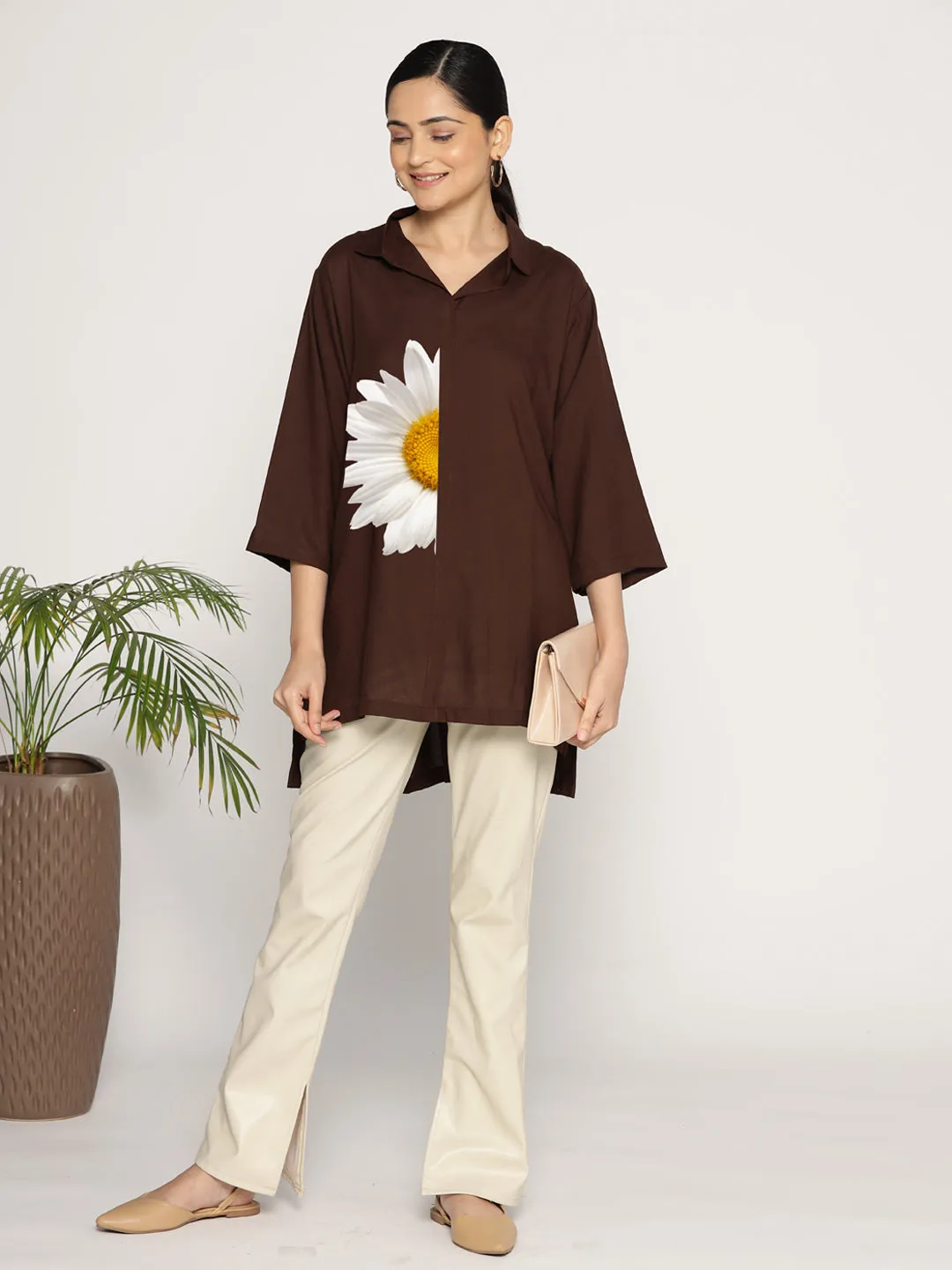 Coffee Rayon ShirtTop - Parfum