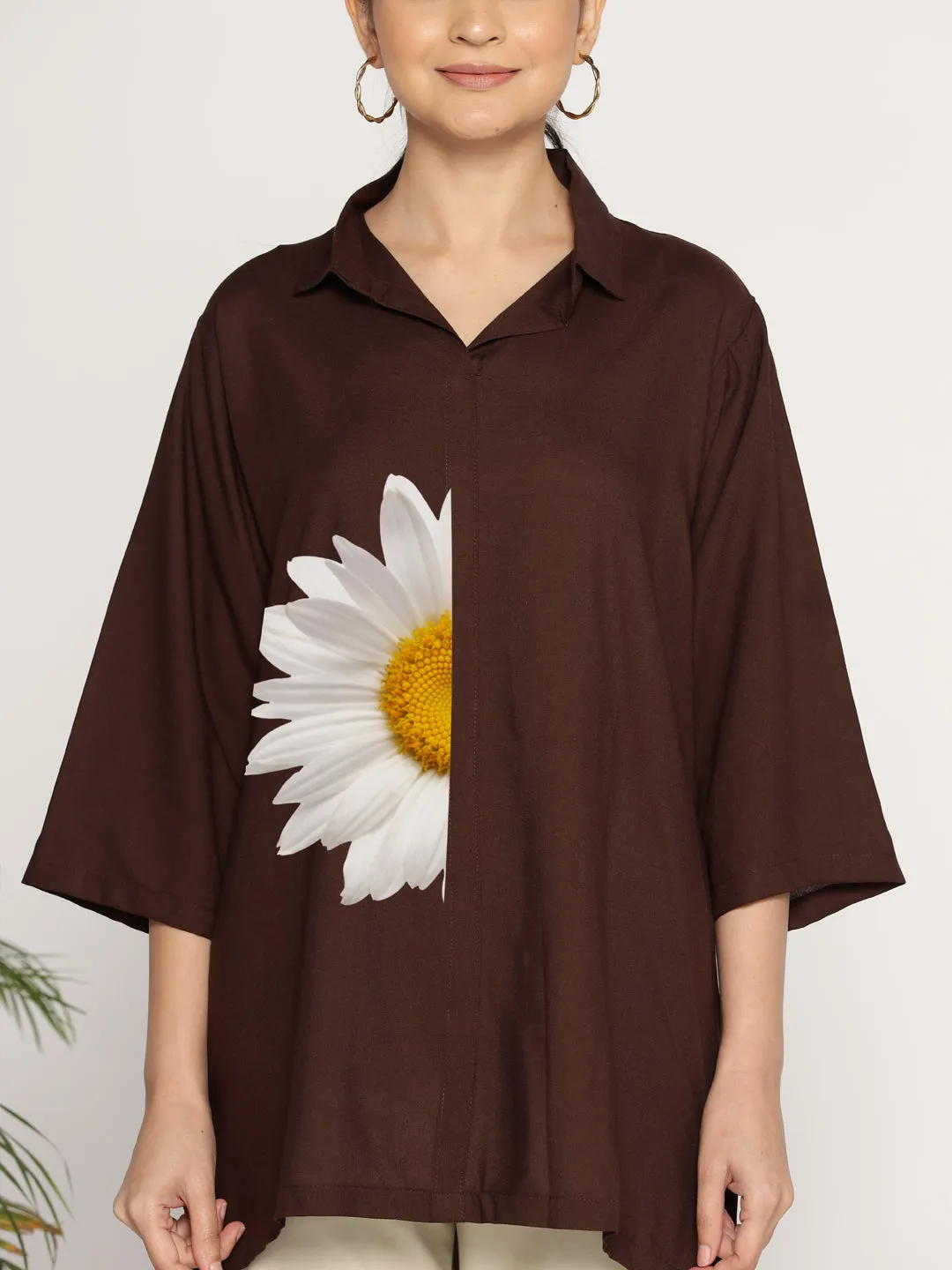 Coffee Rayon ShirtTop - Parfum