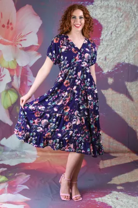 Corsica Magic Dress - Bouquet Indigo | SALE