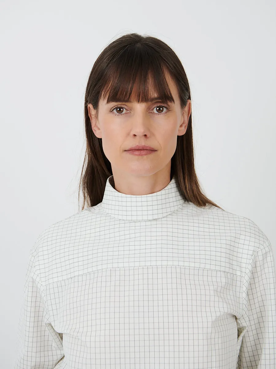 Corso Turtleneck Shirt in Off White