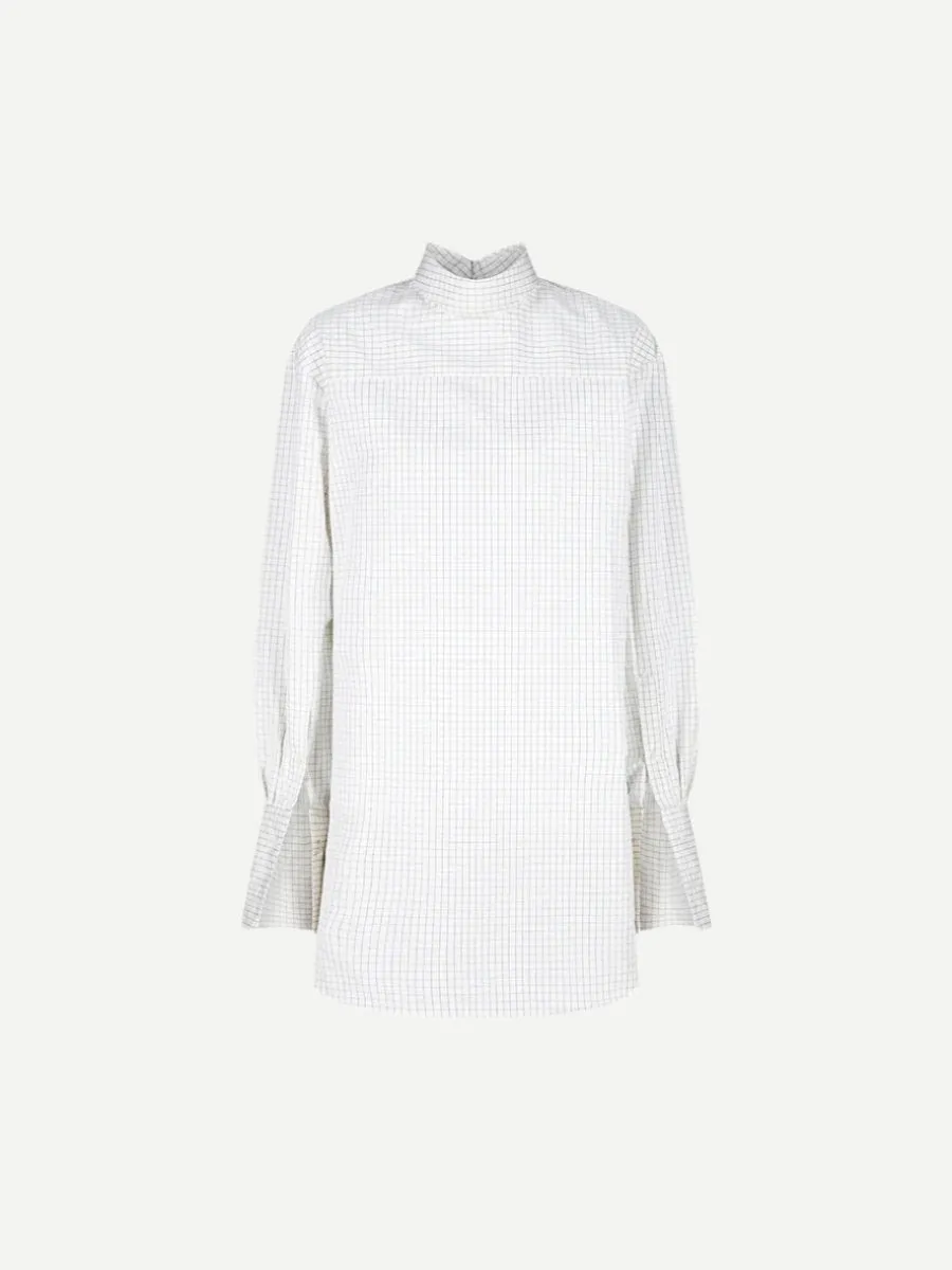 Corso Turtleneck Shirt in Off White