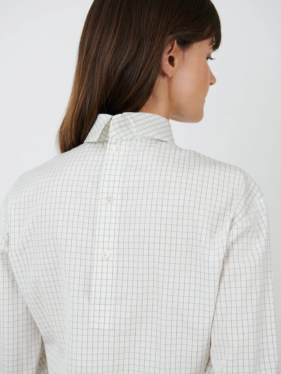 Corso Turtleneck Shirt in Off White