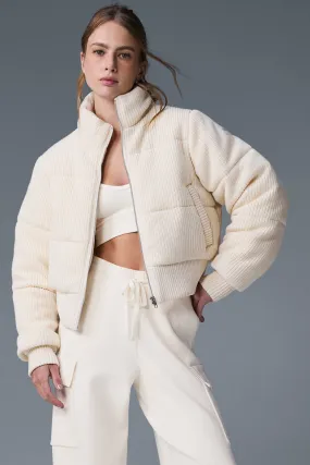 Darling Sweater Puffer - Ivory