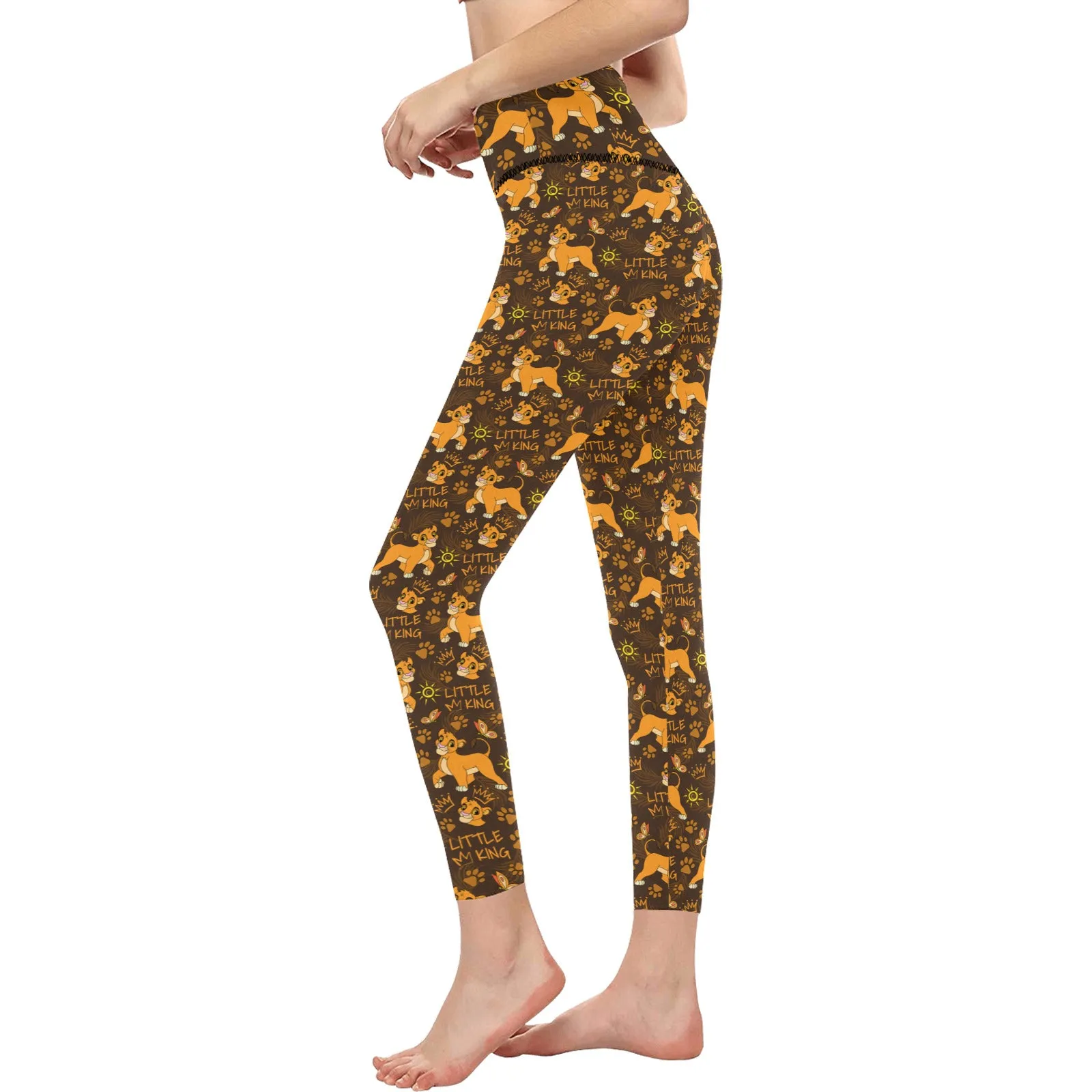 Disney Lion King Little King Women's Athletic Leggings