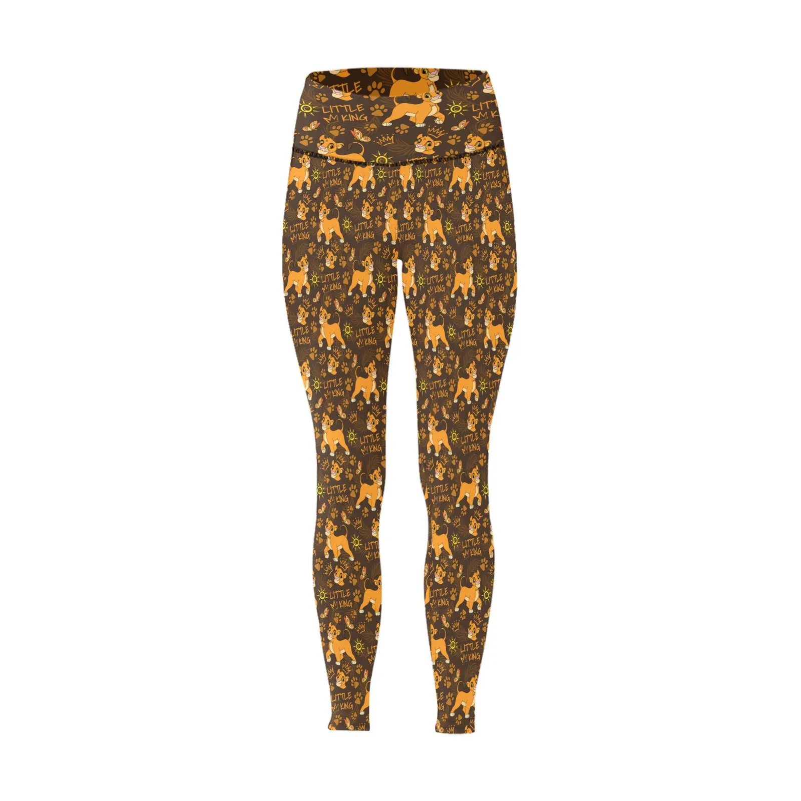 Disney Lion King Little King Women's Athletic Leggings