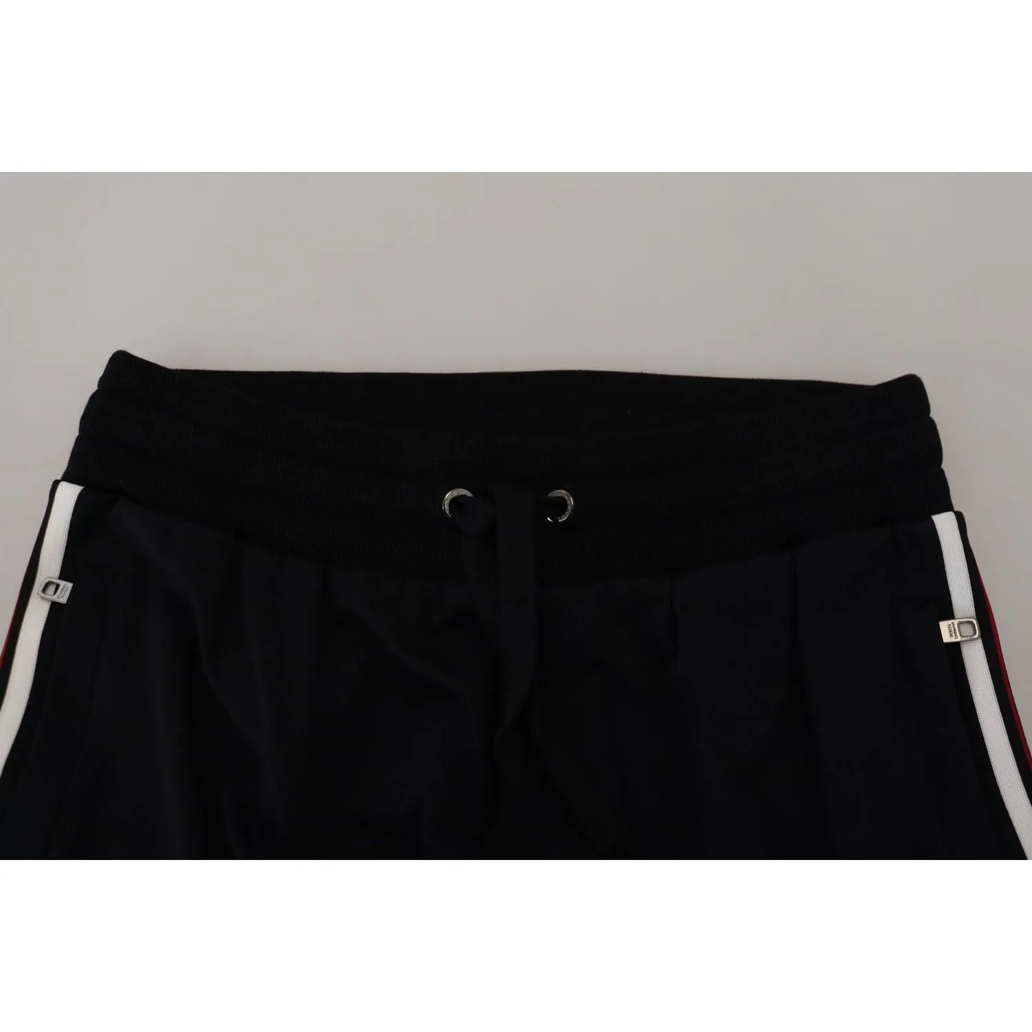 Dolce & Gabbana Chic Black Cotton Designer Trousers