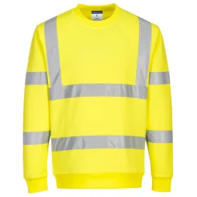 Eco Recycled Hi Vis Sweatshirt