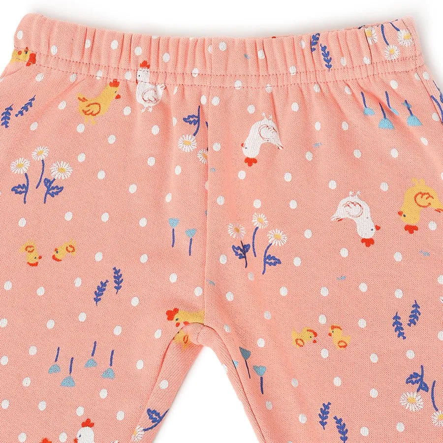 Farm Friends Girls Legging Set Pack of 2