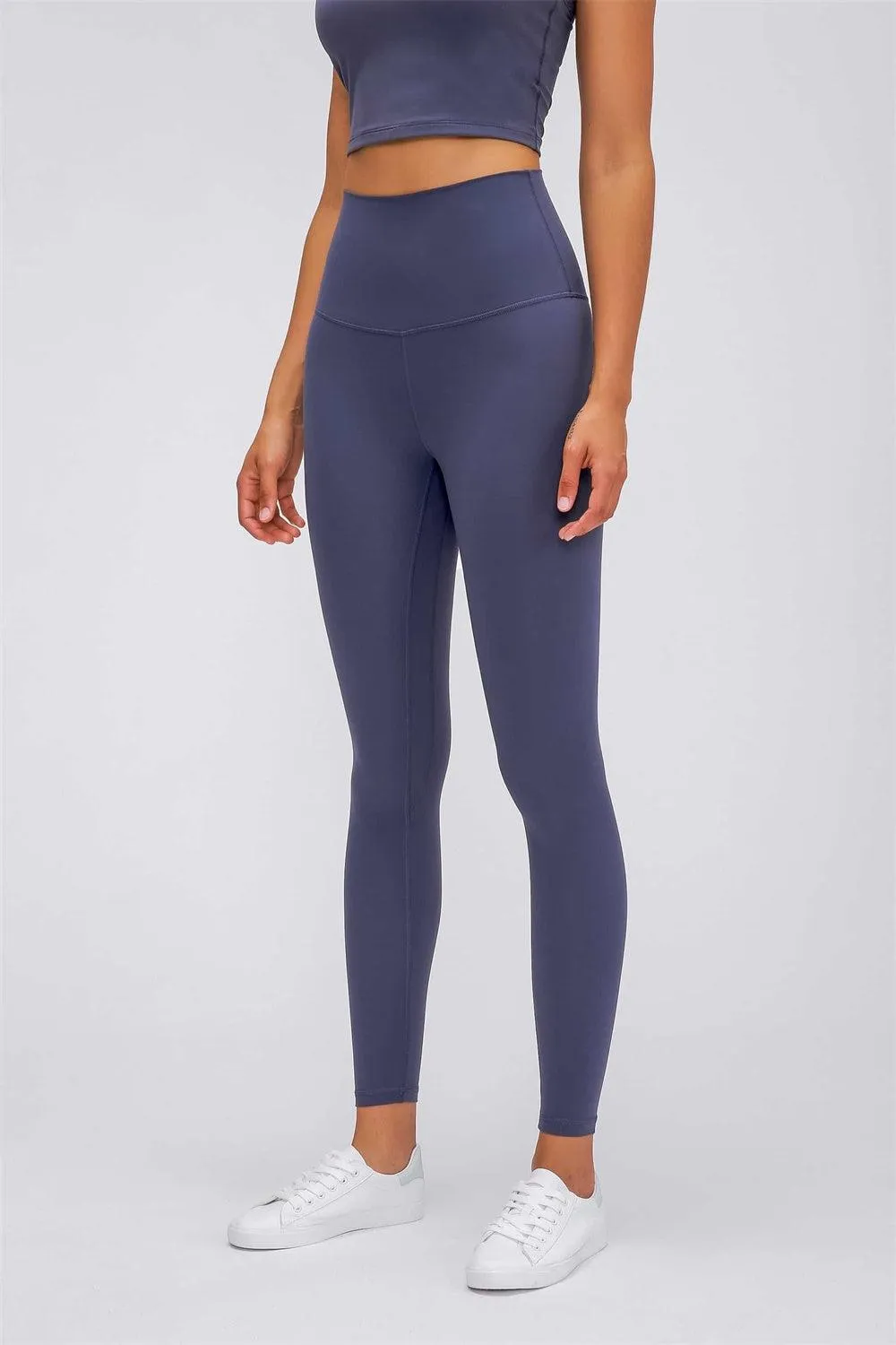 Feel Like Skin Elastic Waistband Yoga Leggings