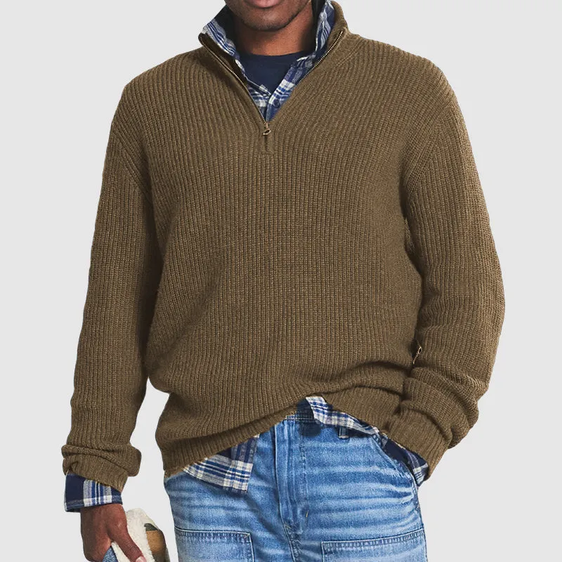 Felipe - Warm Zip Collar Sweater